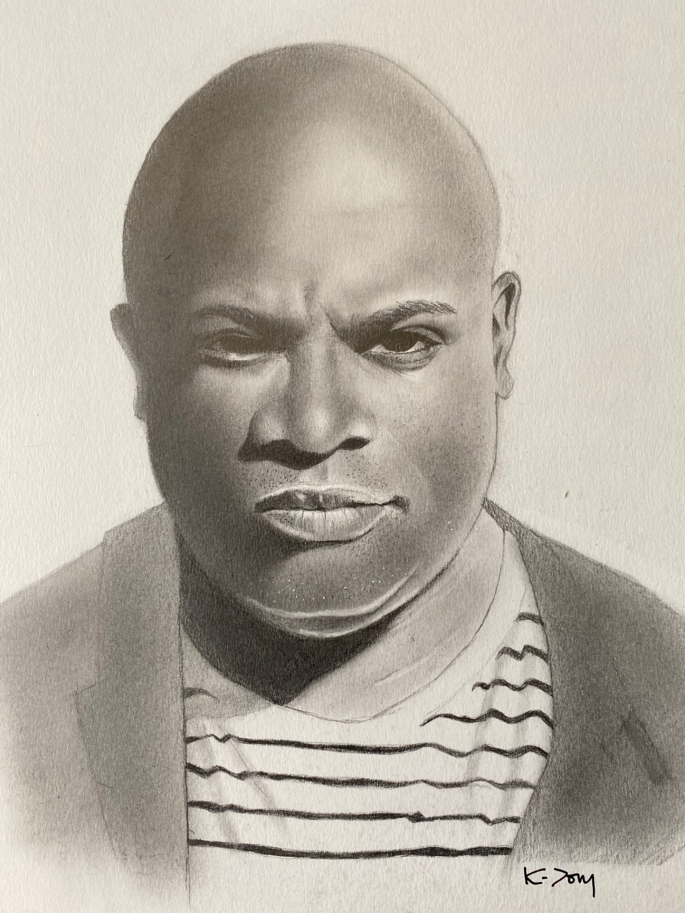 Marinière — Graphite sur papier